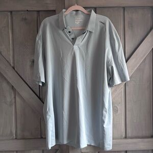 UNRL Men’s Golf Performance Pique Light Blue Polo Size 3XL